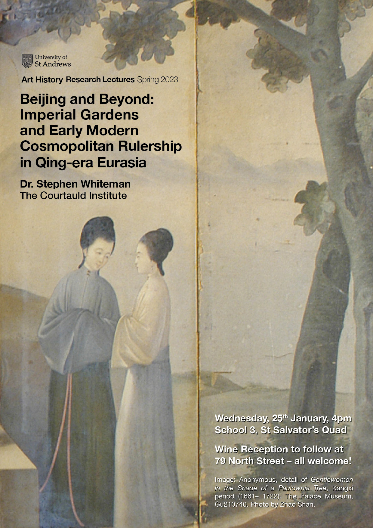 Beijing and Beyond - Research lecture poster